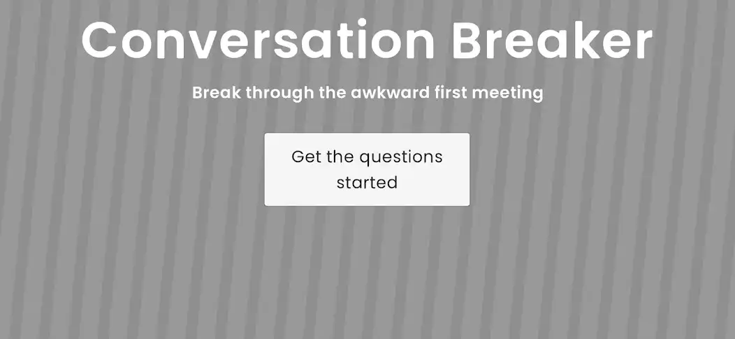 Play Conversation Breaker  and enjoy Conversation Breaker with UptoPlay