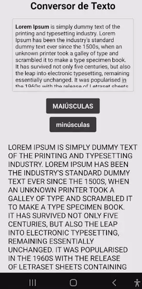 Play Conversor Maiúscula Minúscula as an online game Conversor Maiúscula Minúscula with UptoPlay