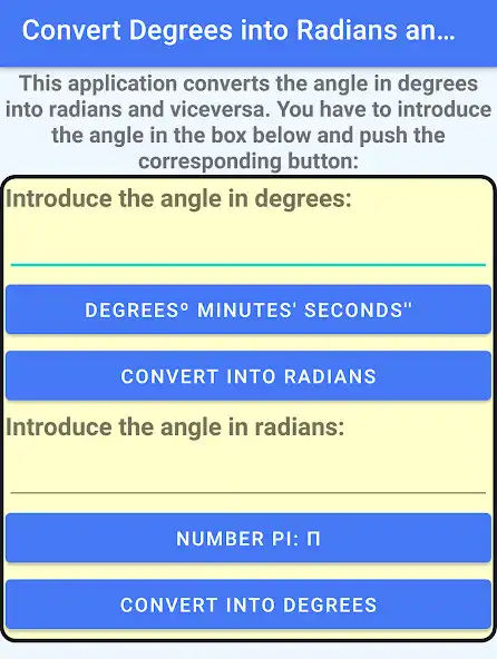 Play Convert Degrees Into Radians as an online game Convert Degrees Into Radians with UptoPlay