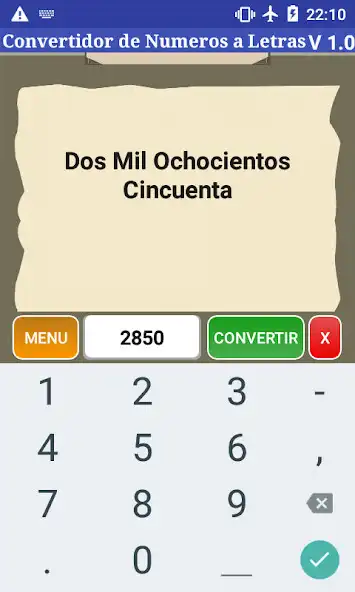 Play Convertidor Numeros a Letras  and enjoy Convertidor Numeros a Letras with UptoPlay