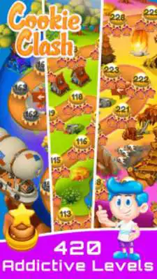 Play Cookie Clash - Match 3 Puzzle
