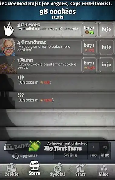 Play Cookie Clicker as an online game Cookie Clicker with UptoPlay