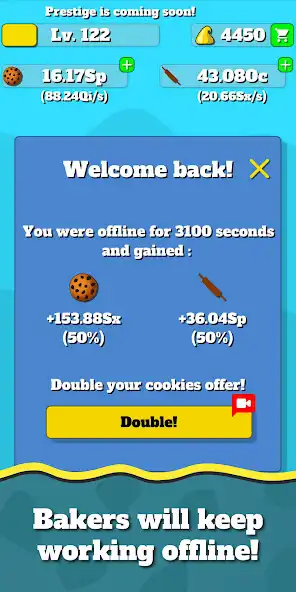Play Cookie Incremental - Idle  Clicker as an online game Cookie Incremental - Idle  Clicker with UptoPlay
