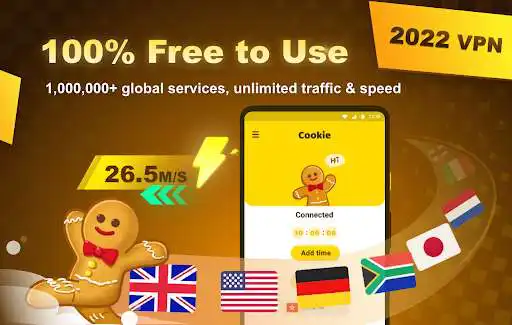 Play Cookie VPN - Fast  Secure VPN  and enjoy Cookie VPN - Fast  Secure VPN with UptoPlay