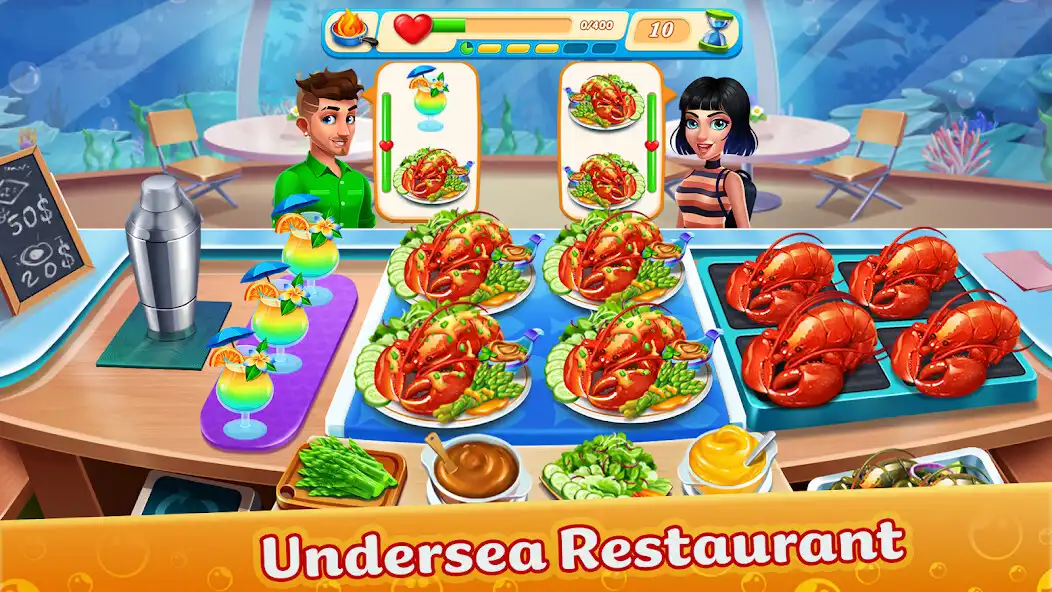Play Cooking Aquarium - A Star Chef as an online game Cooking Aquarium - A Star Chef with UptoPlay