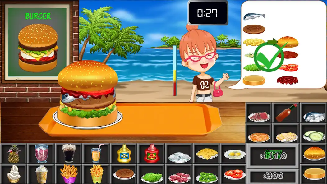 Play Cooking Burger as an online game Cooking Burger with UptoPlay