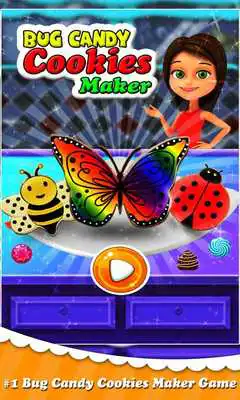 Play Cooking Colorful Bug Cookies! Cookie Maker Chef