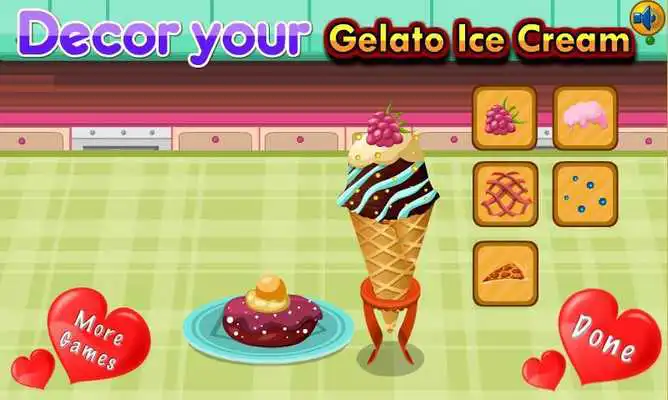 Play Cooking Game Italian Gelato