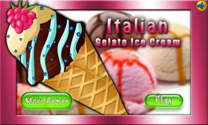 Play Cooking Game Italian Gelato