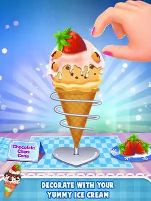 Play Cooking Game - Yummy Ice Cream Cone Maker