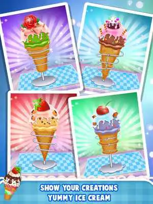 Play Cooking Game - Yummy Ice Cream Cone Maker