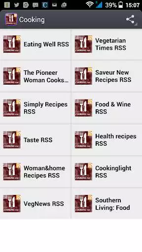Play Cooking magazines RSS reader