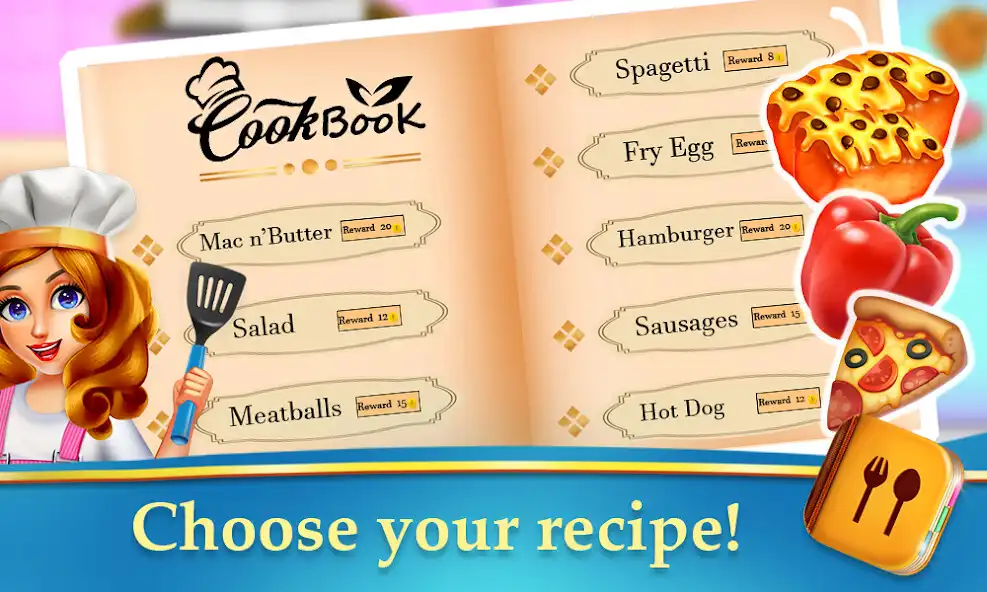 Play Cooking Master CookBook Recipe as an online game Cooking Master CookBook Recipe with UptoPlay