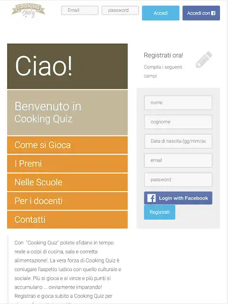 Play Cookingquiz as an online game Cookingquiz with UptoPlay