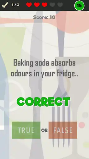 Play Cooking Quiz: True or False  and enjoy Cooking Quiz: True or False with UptoPlay
