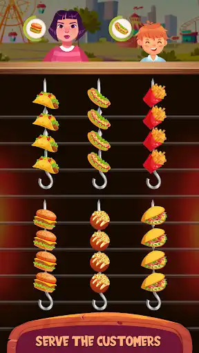 Play Cooking Sort - Ball Puzzle as an online game Cooking Sort - Ball Puzzle with UptoPlay