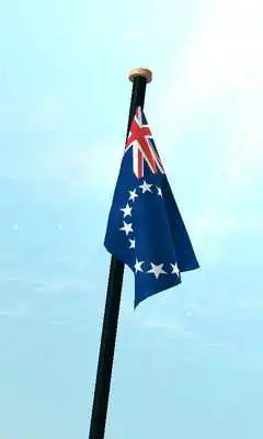 Play Cook Islands Flag 3D Free