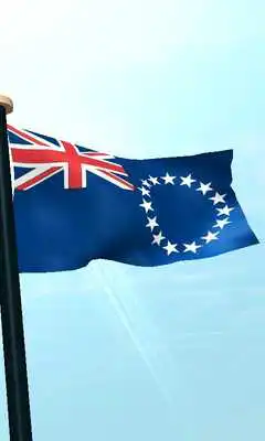 Play Cook Islands Flag 3D Free