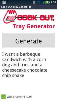 Play Cook-Out Tray Generator Play Cook-Out Tray Generator