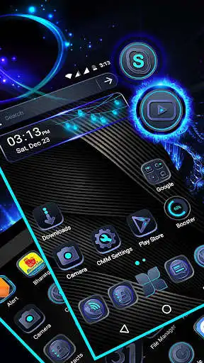 Play Cool Black Launcher Theme  and enjoy Cool Black Launcher Theme with UptoPlay