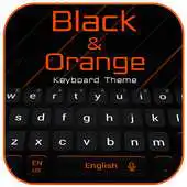 Free play online Cool Black Orange Keyboard Theme APK Free play online Cool Black Orange Keyboard Theme APK