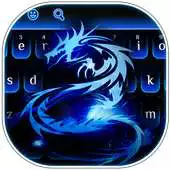 Free play online Cool Blue Flame Dragon Keyboard APK