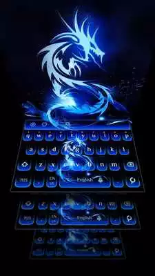 Play Cool Blue Flame Dragon Keyboard Play Cool Blue Flame Dragon Keyboard
