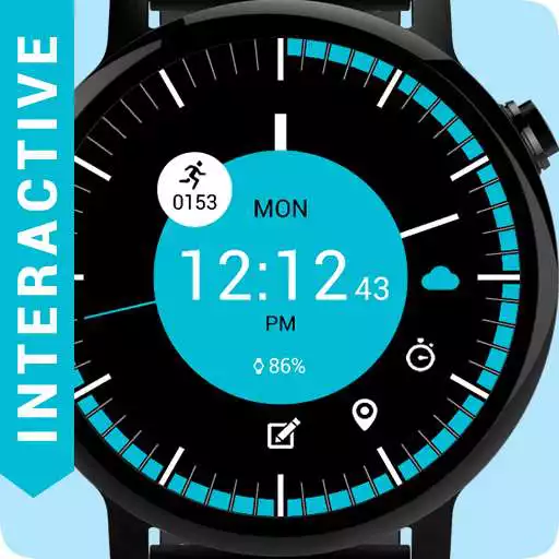 Free play online Cool Circle watch face APK