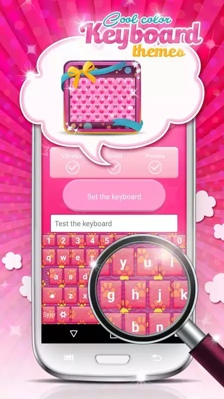 Play Cool Color Keyboard Themes