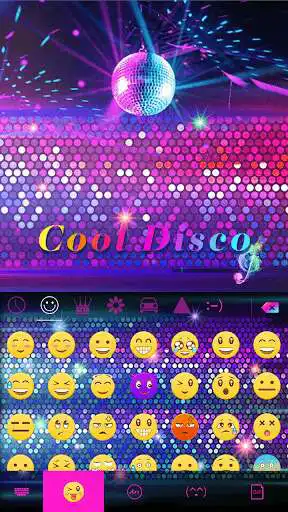 Play Cool Disco Keyboard Background as an online game Cool Disco Keyboard Background with UptoPlay