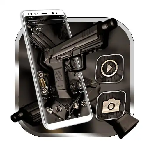 Play Cool Gun Launcher Theme APK