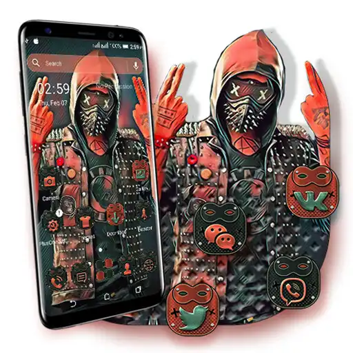 Play Cool Hacker Launcher Theme APK