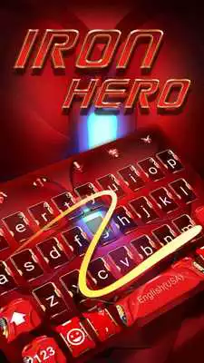 Play Cool Keyboard Theme for Red Iron Hero