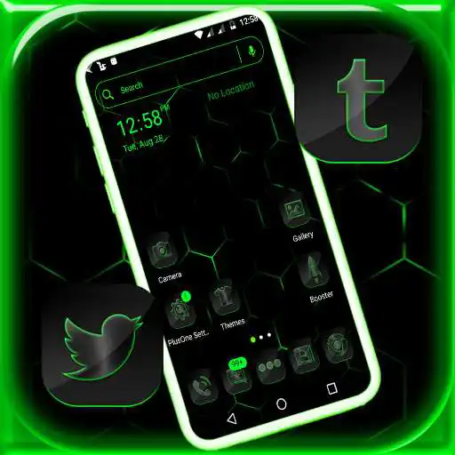 Free play online Cool Neon Green Launcher Theme APK Free play online Cool Neon Green Launcher Theme APK