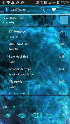 Play CoolPlayer HD Water theme Play CoolPlayer HD Water theme