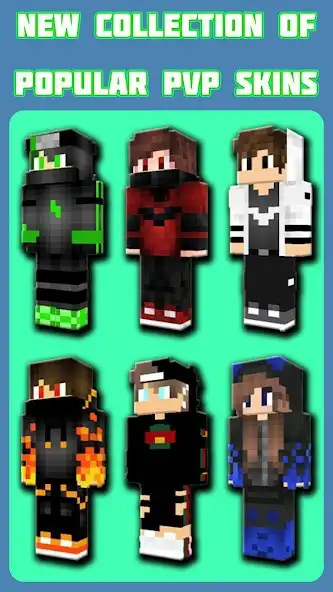 Play Cool PvP Skins for Minecraft  and enjoy Cool PvP Skins for Minecraft with UptoPlay