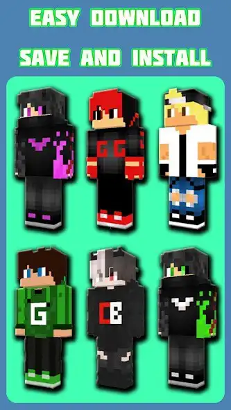 Play Cool PvP Skins for Minecraft as an online game Cool PvP Skins for Minecraft with UptoPlay