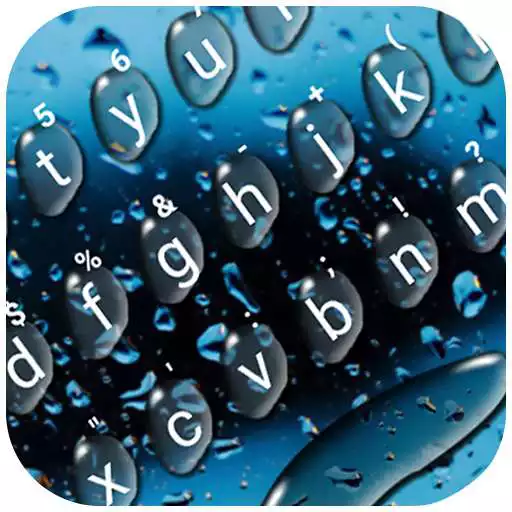 Play Cool Raindrops Water Keyboard Theme APK Play Cool Raindrops Water Keyboard Theme APK