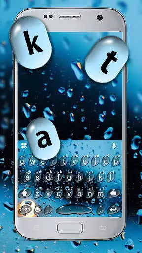 Play Cool Raindrops Water Keyboard Theme as an online game Cool Raindrops Water Keyboard Theme with UptoPlay