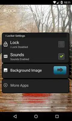 Play Cool Rainy Day 3D Locker Theme