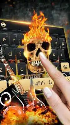 Play Cool rock skull Keyboard