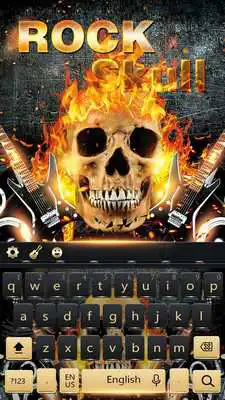 Play Cool rock skull Keyboard
