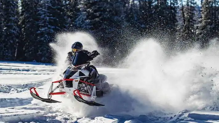 Play Cool Snowmobile Wallpaper