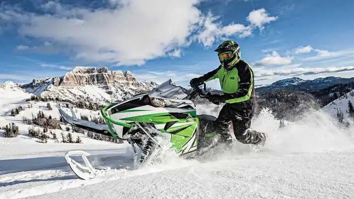 Play Cool Snowmobile Wallpaper