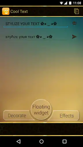 Play APK Cool Text - Floating Widget  and enjoy Cool Text - Floating Widget with UptoPlay ammanify.apps.chat_cool_text