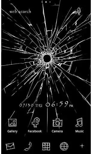 Play Cool Theme-Screen Crack-  and enjoy Cool Theme-Screen Crack- with UptoPlay