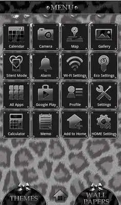 Play Cool Wallpaper Silver Leopard