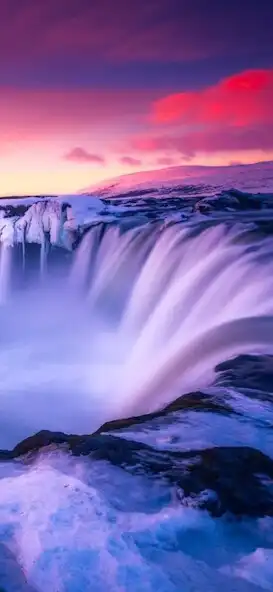 Play Cool waterfall wallpaper 4k  and enjoy Cool waterfall wallpaper 4k with UptoPlay