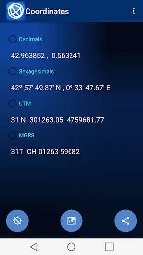 Play Coordinates - DMS, Decimals, UTM and MGRS  and enjoy Coordinates - DMS, Decimals, UTM and MGRS with UptoPlay