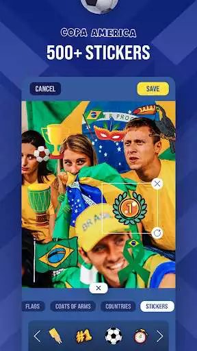 Play Copa America 2021 Stickers  and enjoy Copa America 2021 Stickers with UptoPlay